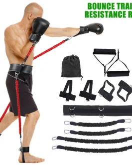 Leg Arm Bouncing Strength Training Strap Resistance Bands for Outdoor Gym Home