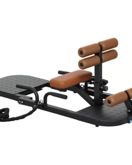Foldable Sissy Squat Machine, Hip Thrust Machine with Push Up Stand, Multipurpose Glute Workout Equipment for Home Gym
