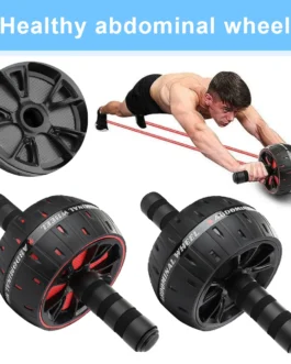 Abs Workout Ab Roller Wheel Exercise Equipment Abdominal Training Sports Equipment Keep Fitness Wheels for Gym Strength Workout