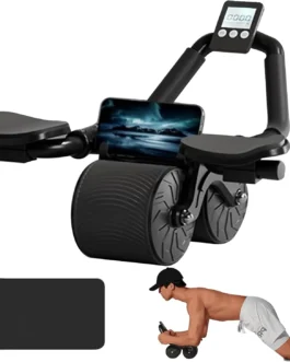 Elbow Support Automatic Rebound Abdominal Wheel Ab Roller for Abdominal Exercise Machine Dolly Core Strengthening Trainer Fitnes